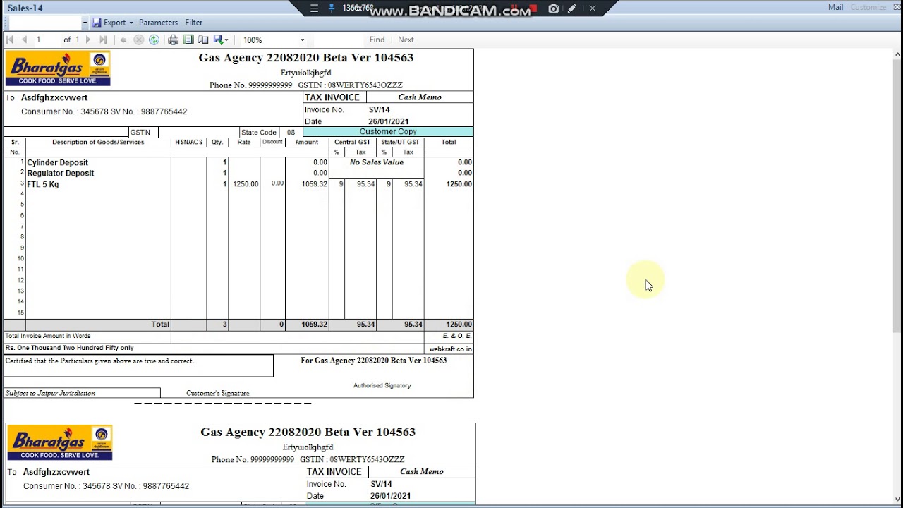 New Connection of FTL - Free Trade LPG Cylinder in Gas Agency Software for LPG Distributor - English