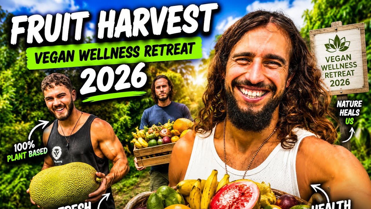 We Harvested 4,500+ Pounds of Fruit for a Vegan Retreat 🔥