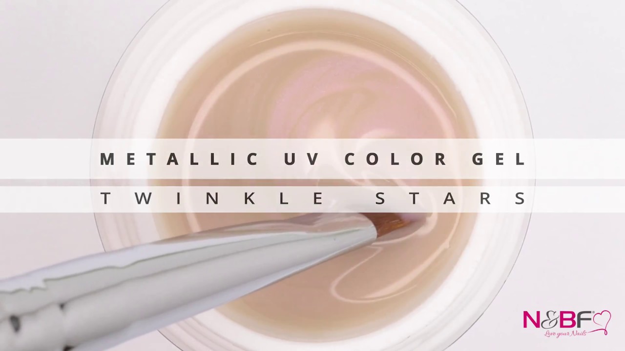 N&BF Metallic UV Color Gel Twinkle Stars