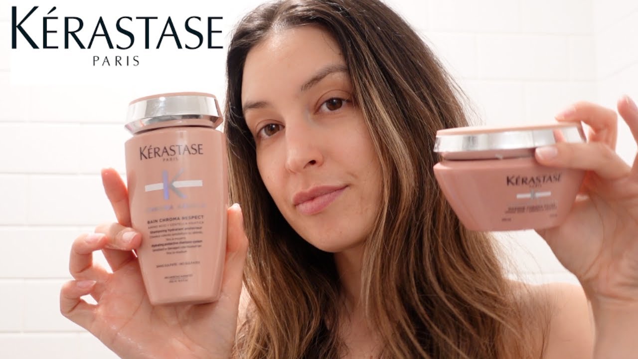 Professional Stylist Reviews Kerastase Chroma Absolu Shampoo, Mask & Leave In Heat Protection