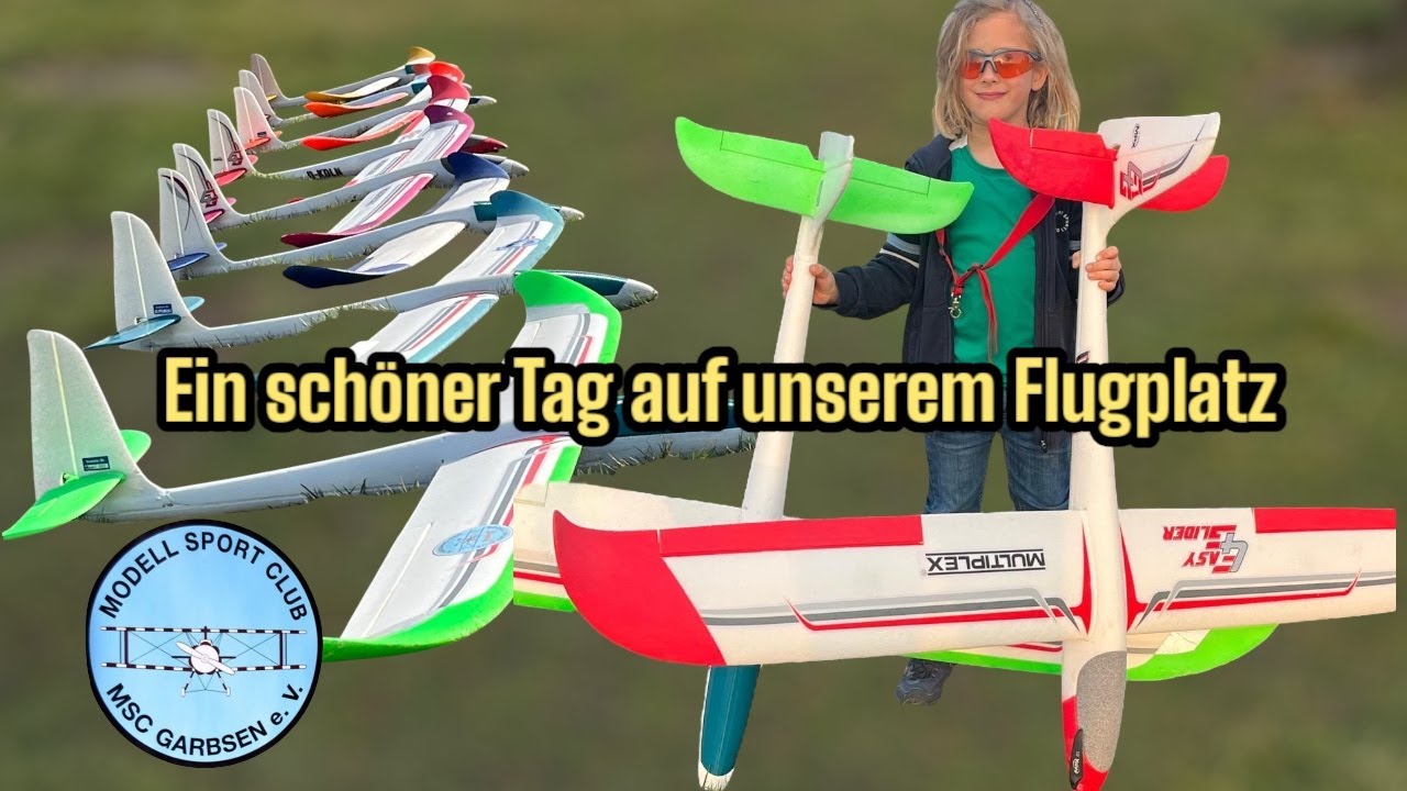 Einen Tag am Flugplatz beim Msc-Garbsen / Lehrer Schüler fliegen