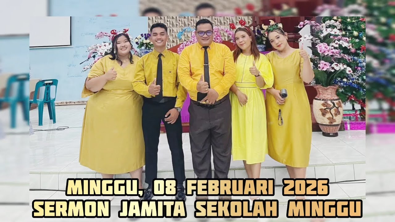 MINGGU, 08 FEBRUARI 2026 || SERMON JAMITA SEKOLAH MINGGU #sermonjamitasekolahminggu