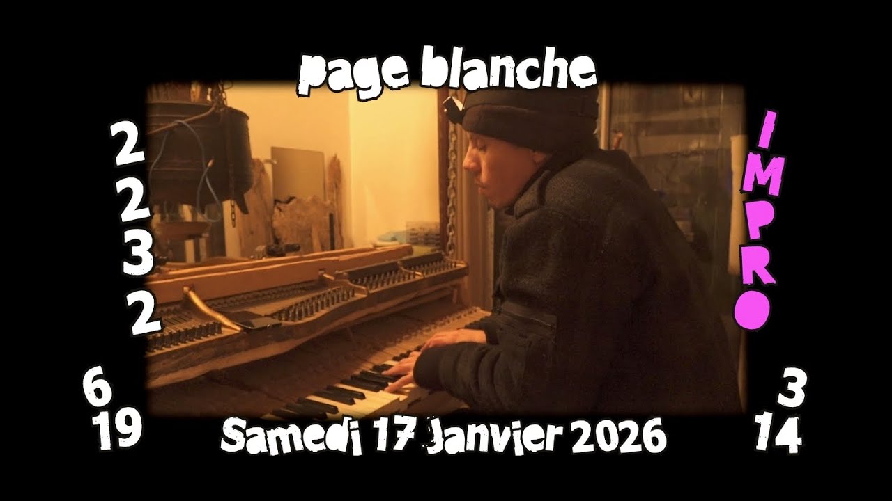 improvisation pour piano - 2232 page blanche
