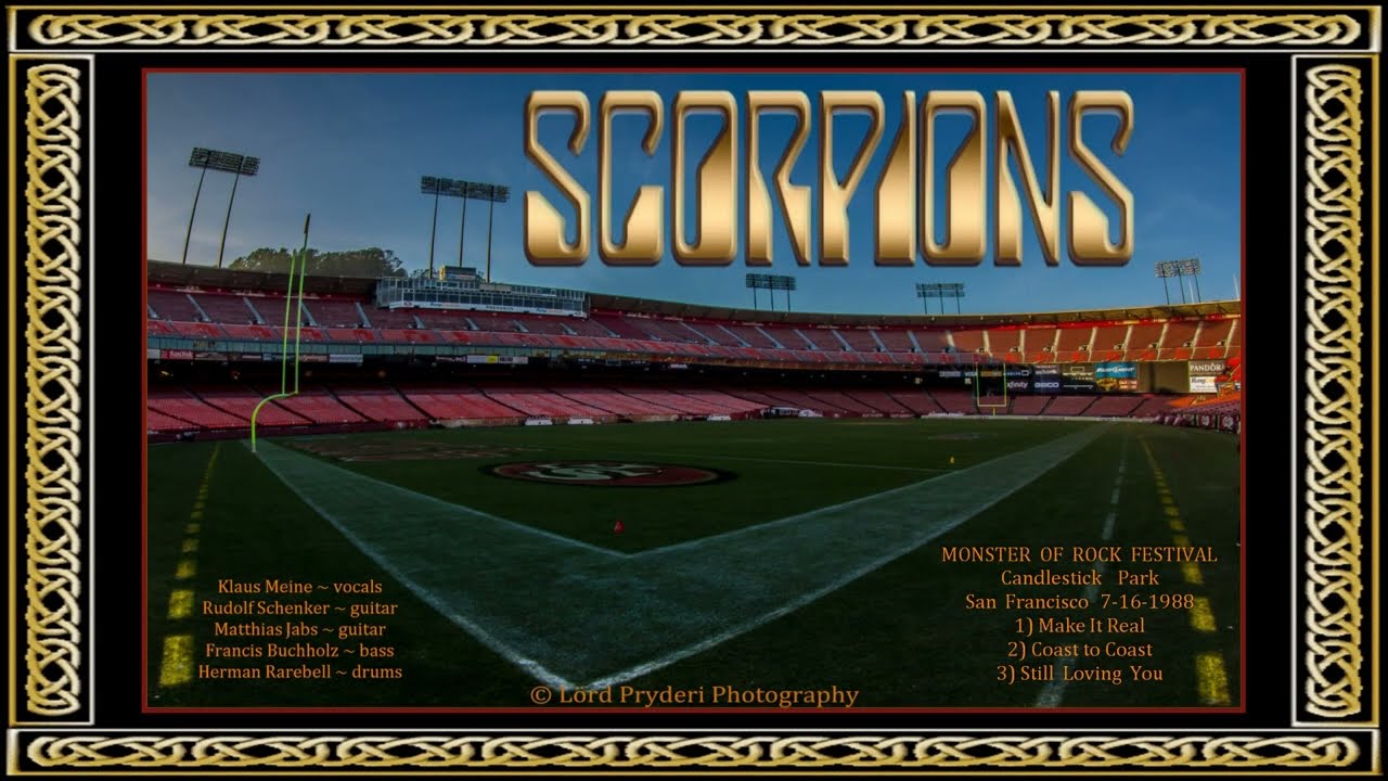 Scorpions - Monsters of Rock Festival, Candlestick Park,San Francisco  7-16-1988  (3 songs)