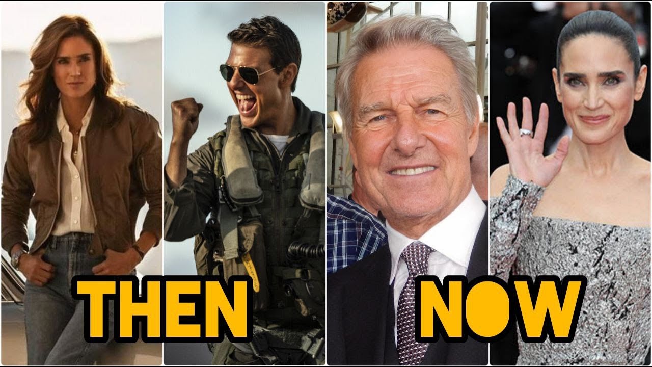 Top Gun Maverick 2022 then and now