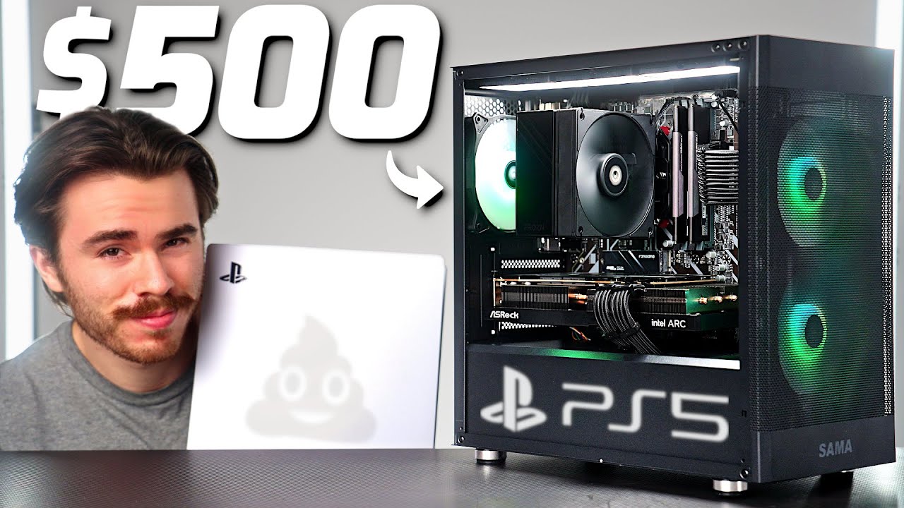 PS5 or Build a PC? 👑 BEST $500 Gaming PC Build Guide 2025