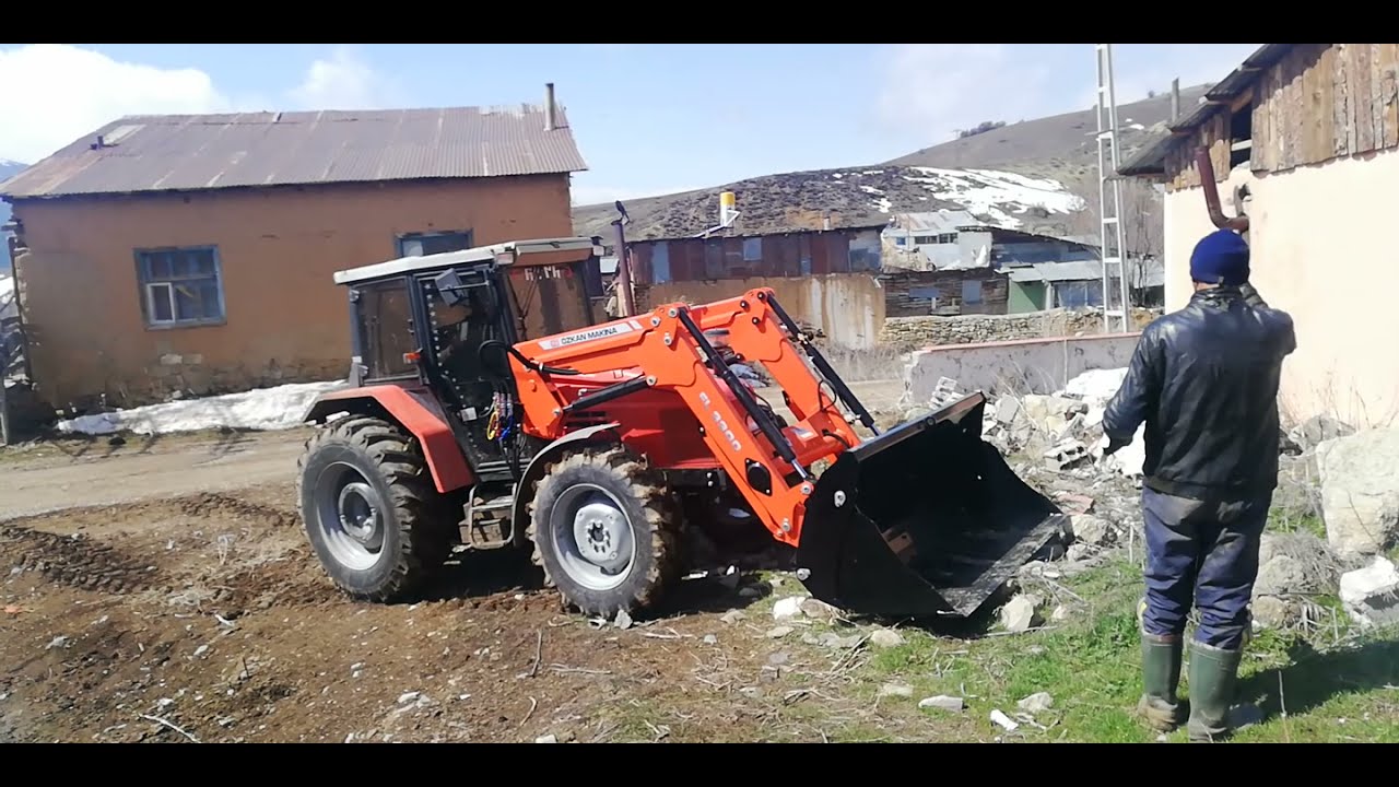 Same 75, Özkan Makine Ön Yükleyici Kepçe Taktık. İlk Deneme