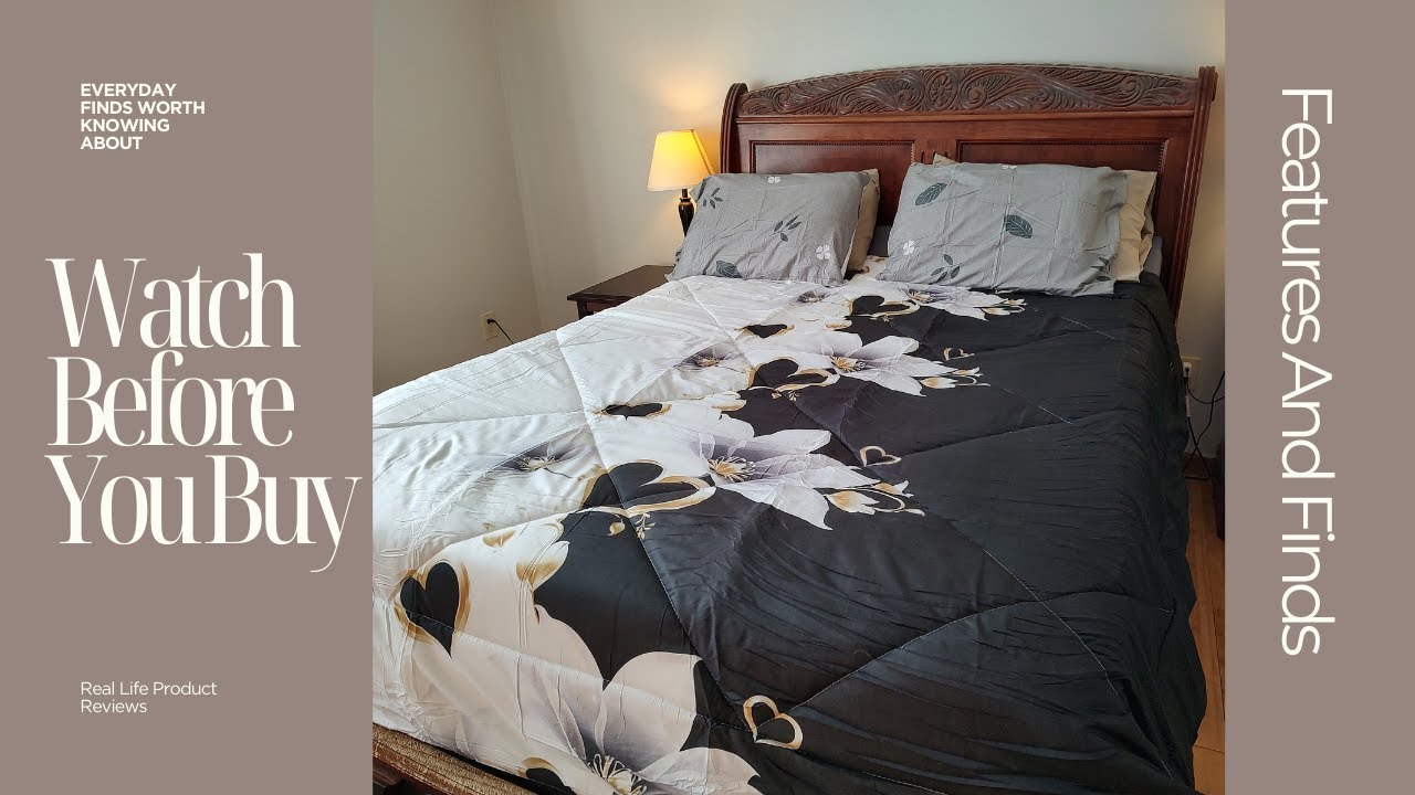 4 Piece Reverse Comforter Set-Watch Before You Buy