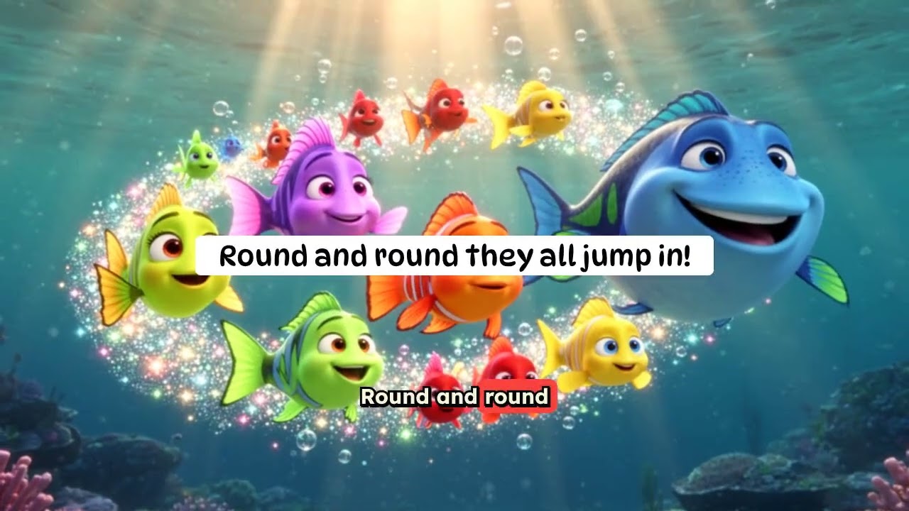 Tiny Fishy Song 🐟🎵 | Original Nursery Rhyme for Kids | Baby Songs | Kids Rhymes