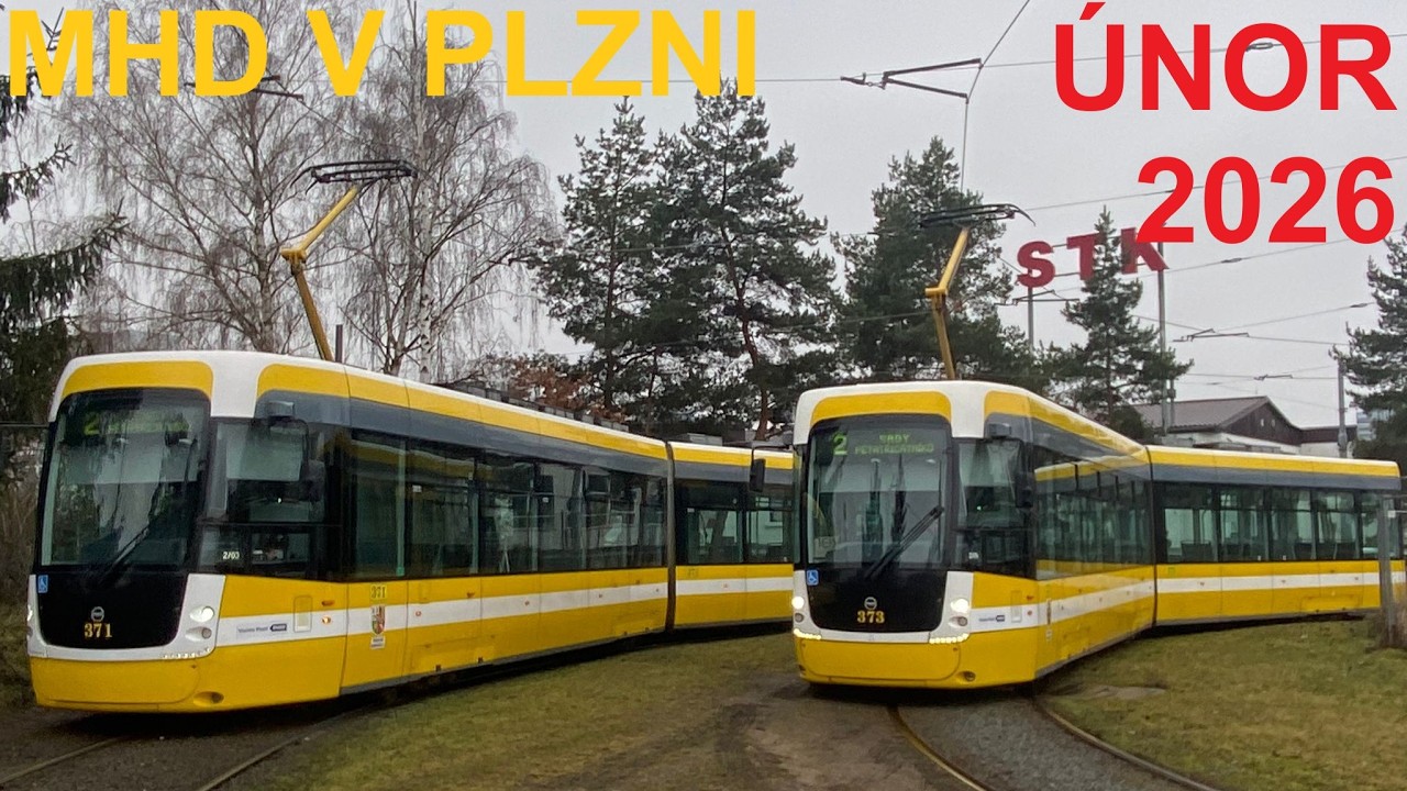 MHD v Plzni - Únor 2026