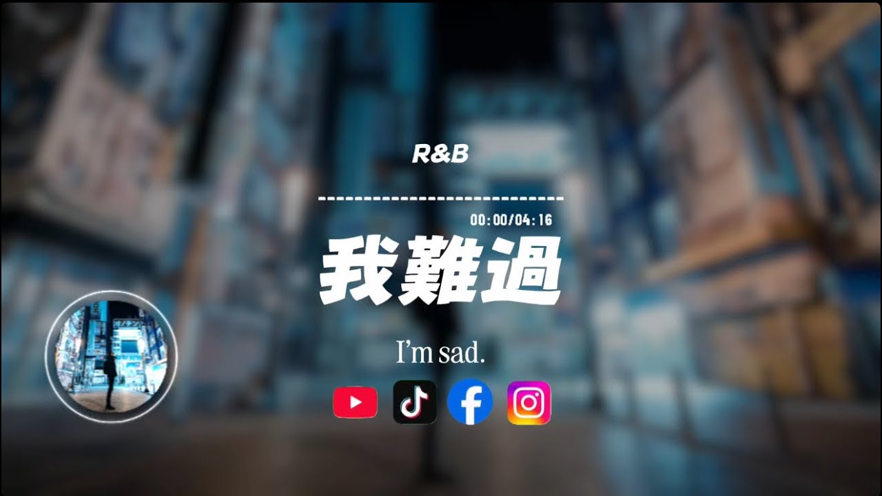 我難過(R&B)/ Haohao |原唱：5566｜『我難過的是 放棄你 放棄愛 放棄的夢被打碎 忍住悲哀』