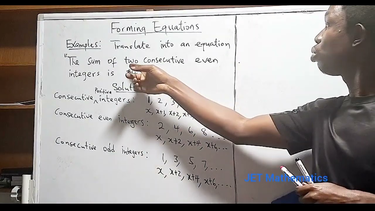 Forming simple linear Equations 2 #mathematics #mathstutor #learnmath #STEM #stemeducation