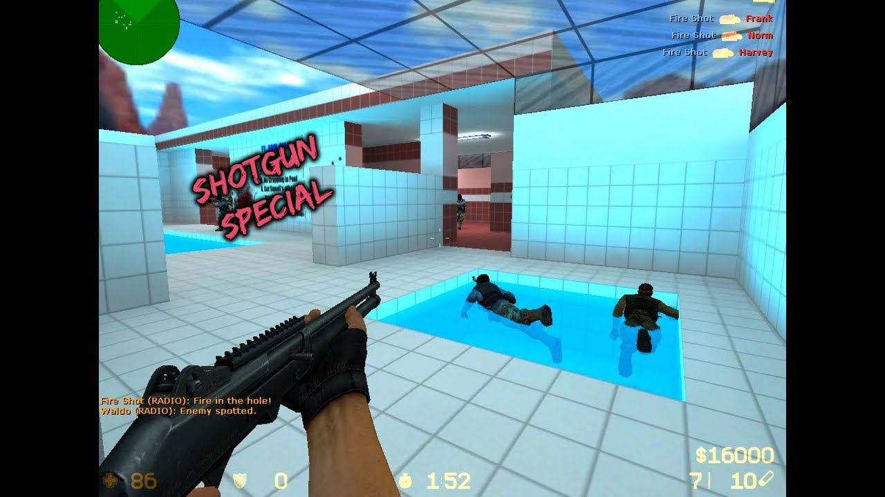 Counter Strike | Shotgun Special | Pool Day