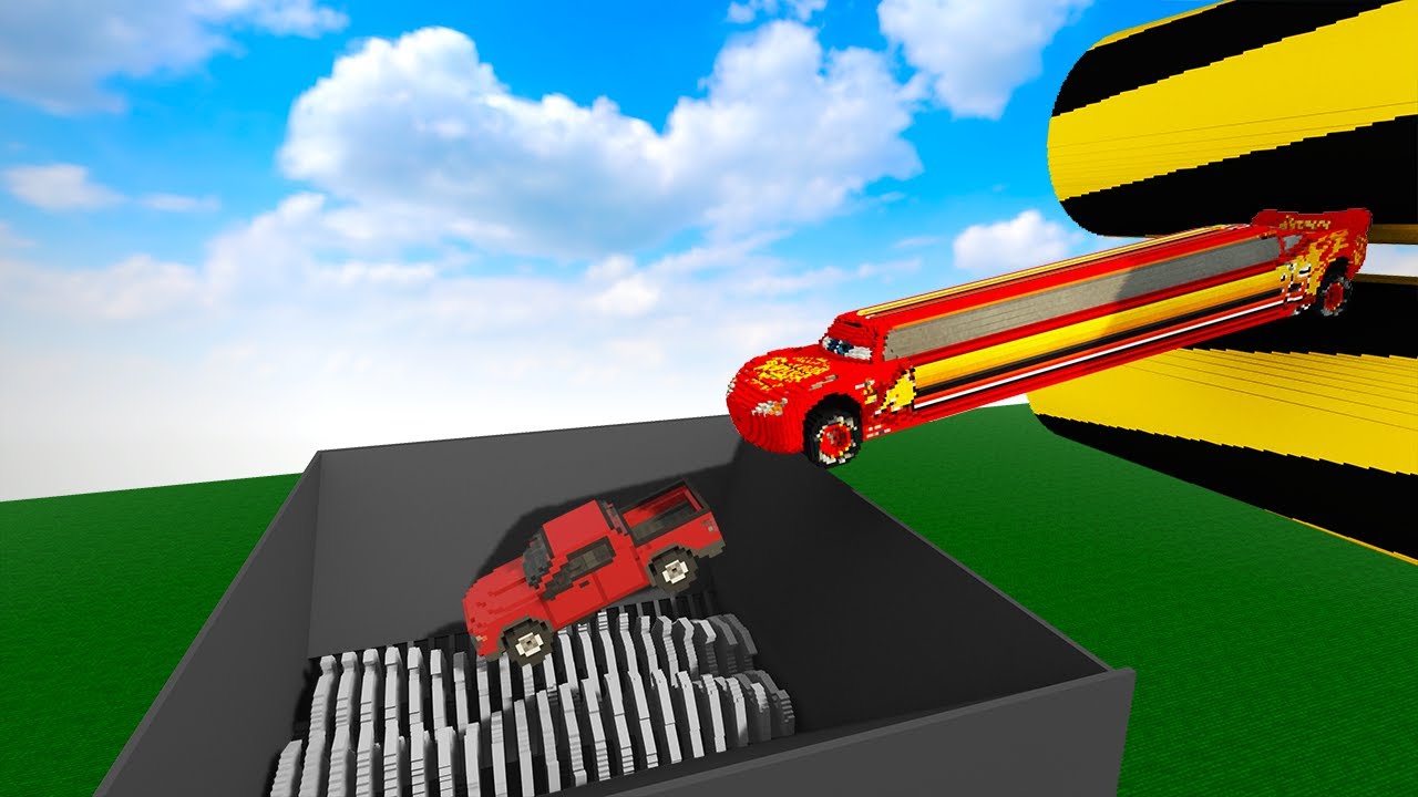Cars Crushing Showdown: Cars Vs Shredder Factory | Teardown