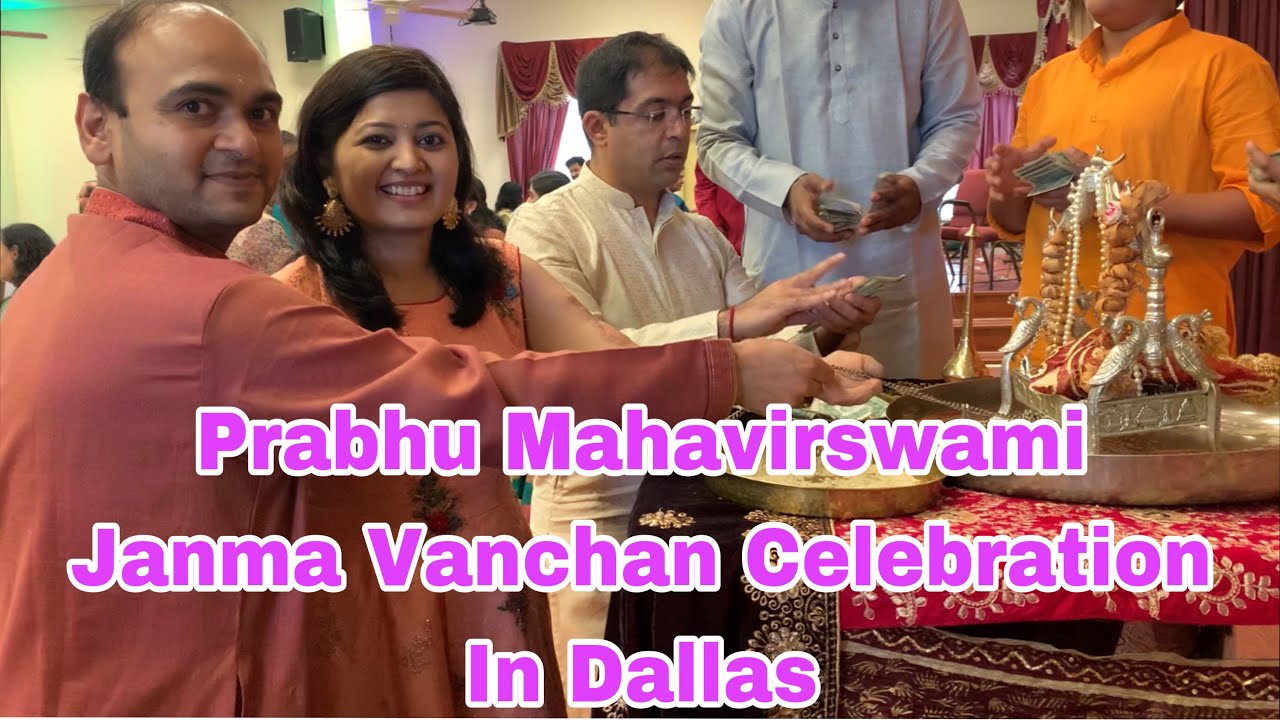 Prabhu Mahavirswami Janma Vanchan Celebration In Dallas - 2022 (Jain Festival Paryushan)