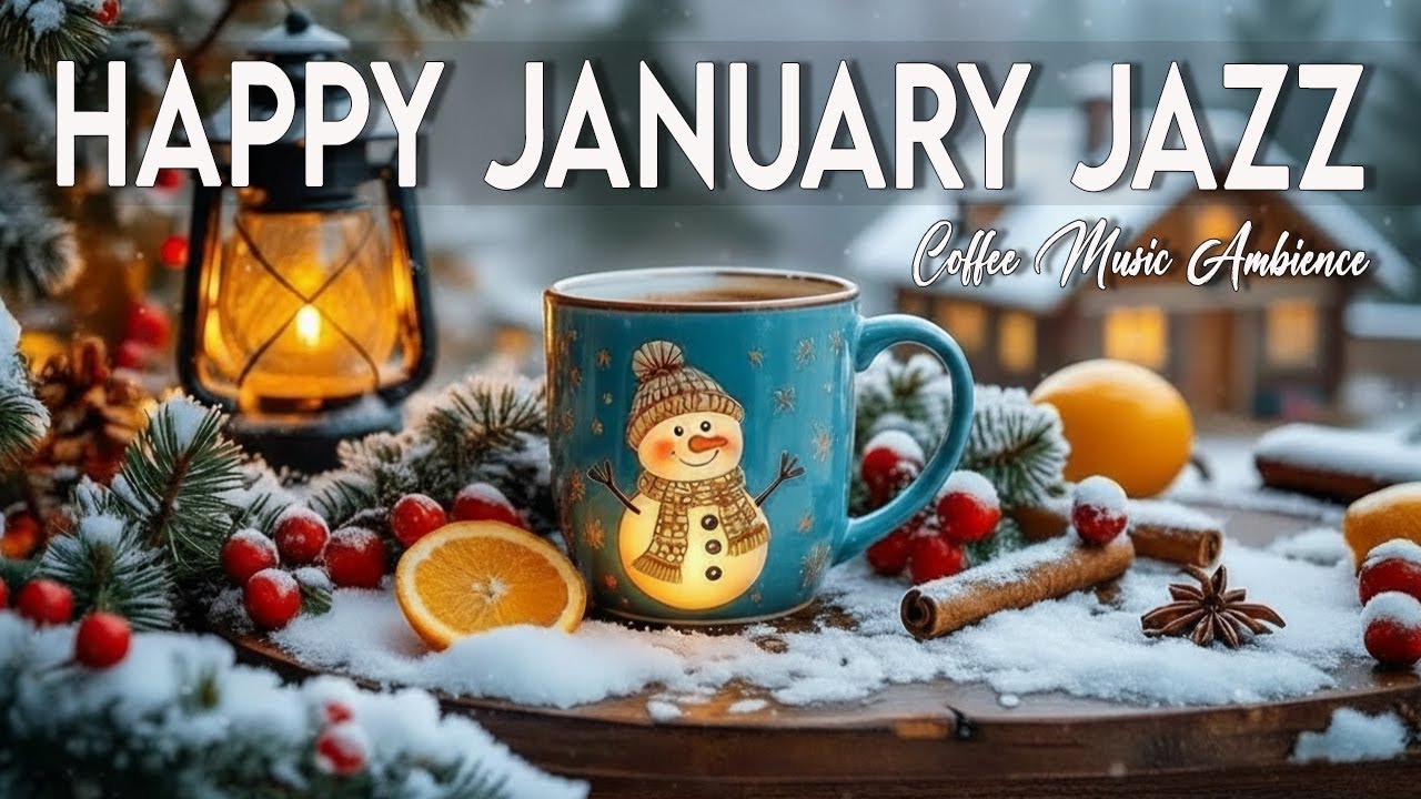 Happy January Jazz ~ Relaxing Winter Coffee Music and Bossa Nova Instrumental for Great Mood🎶