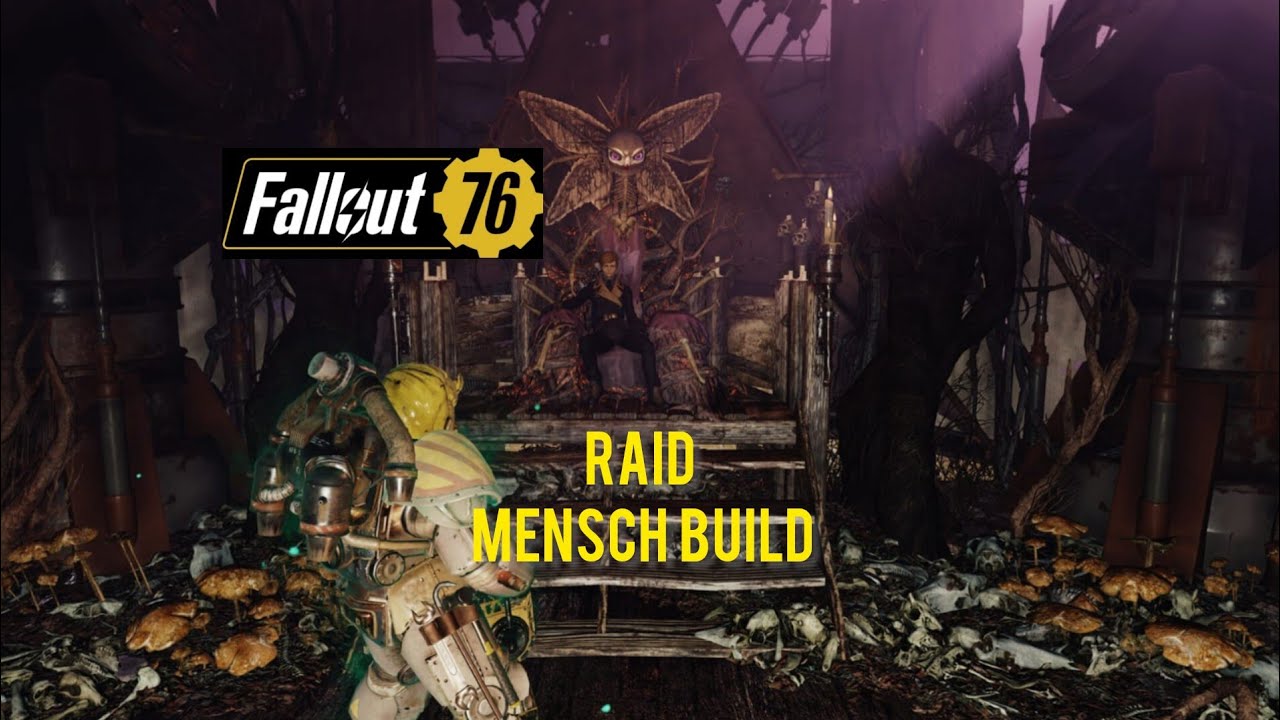 ☣️ Fallout 76: RAID &ndash; Mensch Build - Roboter Solo Tauglichkeit! ☣️