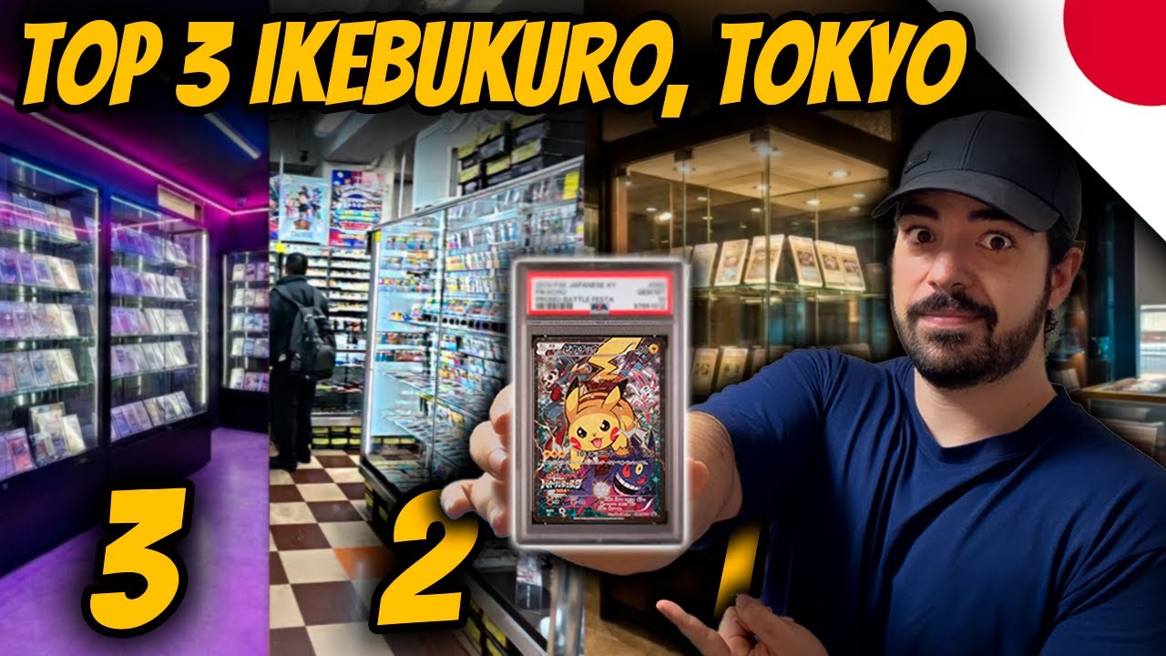 NO compres CARTAS POKÉMON en Ikebukuro sin ver este RANKING (Top 3)