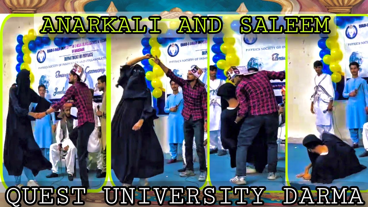 Anarkali & Saleem Drama 🔥 | Quest University Event | Live Stage Performance
