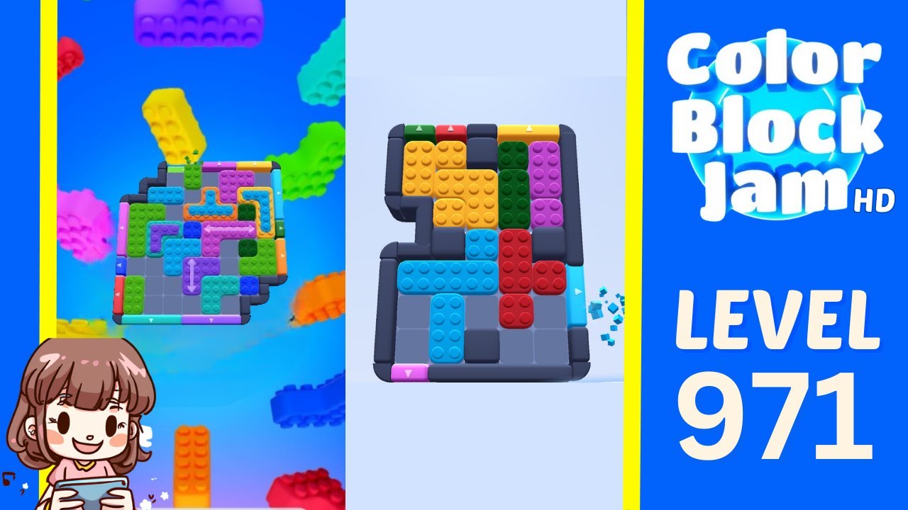 Color Block Jam Level 971 Solution Walkthrough