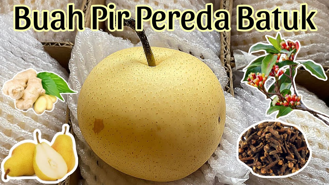 Pir Kukus | Meredakan Batuk Secara Alami | Steamed Pear for Cough Relief