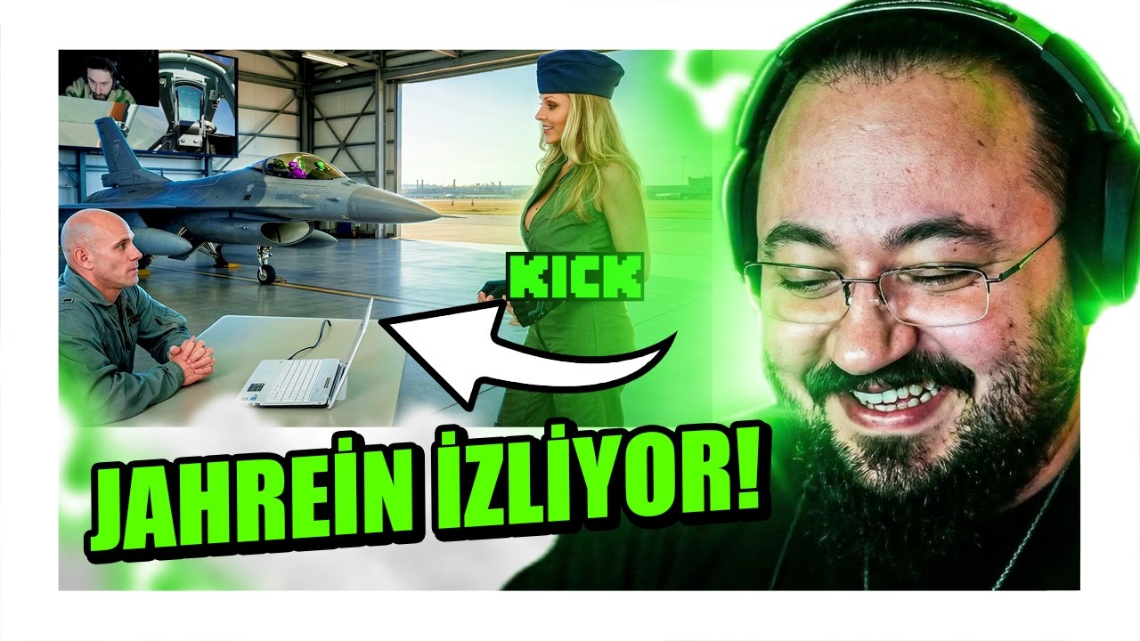 Jahrein - İZLEYENE UÇAK KALDIRMAYI ÖĞRETEN KİCK EDİTİ İZLİYOR