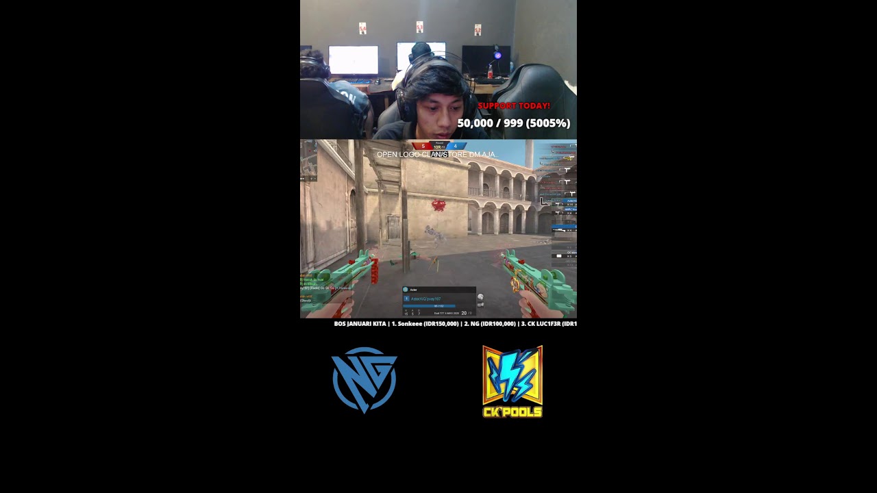 [RESTREAM] GAS FC SIAPA TAU BUNYI MENANG #mediashareon #pointblank #shorts #shortvideo