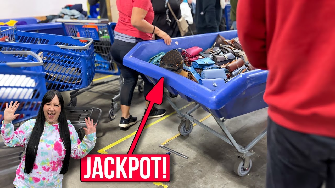 I FOUND LOUIS VUITTON AT THE BINS! Am I Rich?