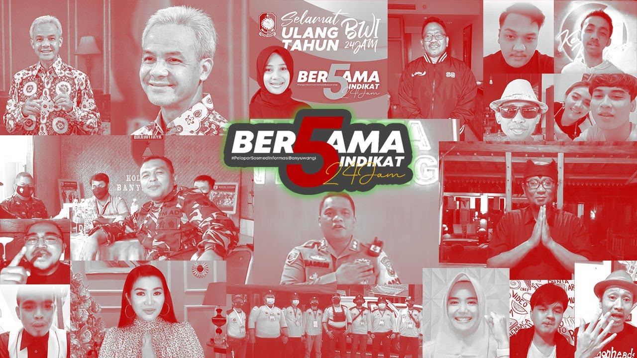 MATURNUWUN TERIMA KASIH 🙏| Ucapan HUT BWI24JAM ke-5 Tahun #Ber5ama5indikat24Jam