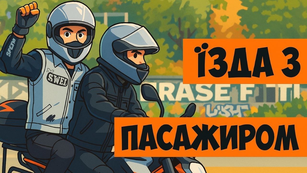 Як правильно кататися з пасажиром на мотоциклі: поради для водія і пасажира