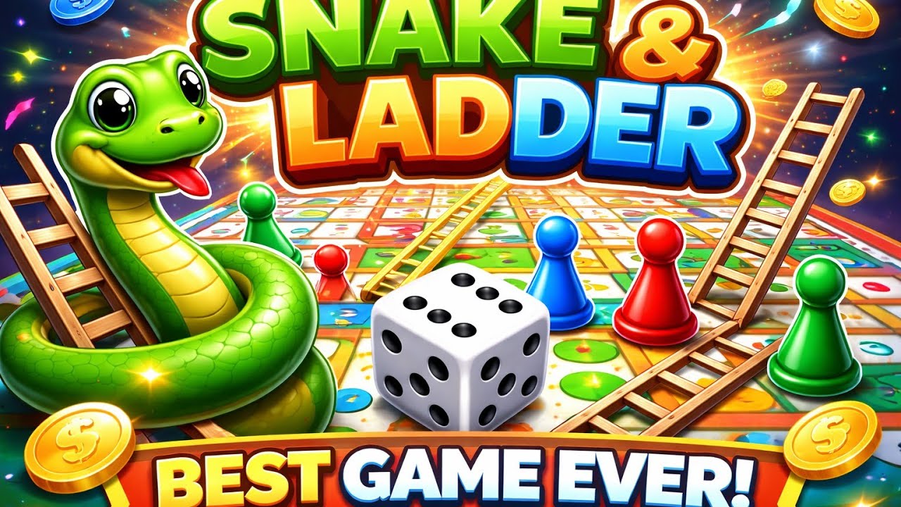 Snake And Ladder - Snake Game Part 3#games #snakeandladders #youtubevideo 