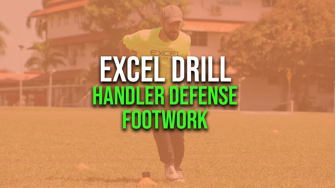Handler Defense Footwork Drill | Ultimate Frisbee