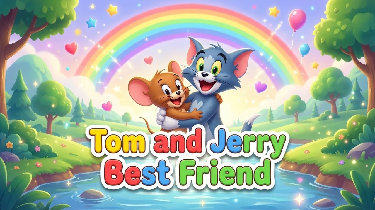 Tom & Jerry Best Friend | Fun Cartoon Rhyme #abc #kidsvideo #nurseryrhymes #kidslearning #preschool