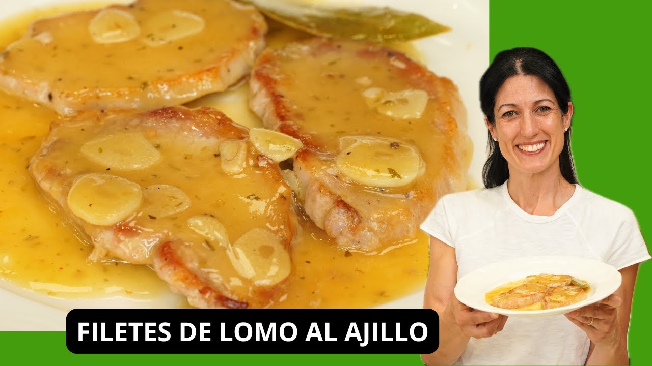 FILETES DE LOMO AL AJILLO: Receta Tradicional