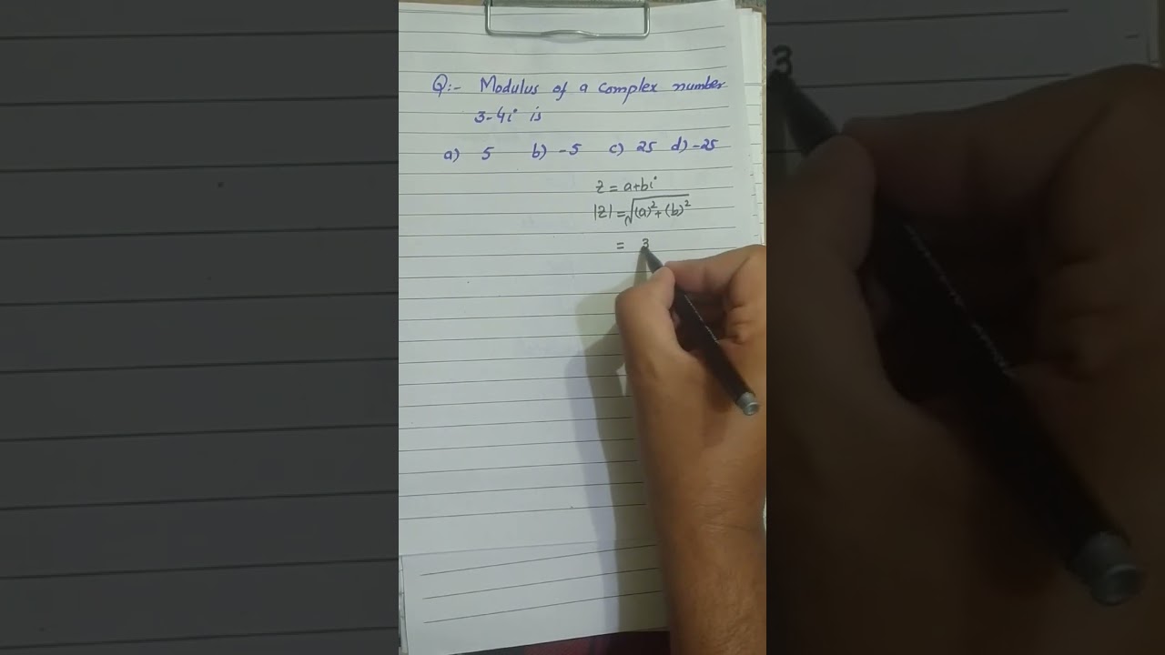 Modulus of a complex number #math #mathtrick #complexnumber #modulus #ProfessorZIM