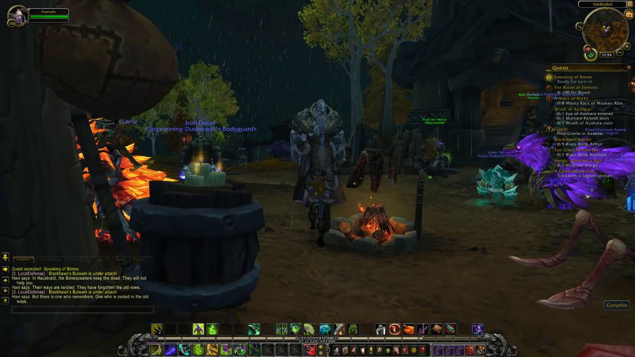 World of Warcraft Speaking of Bones / To Haustvald Legion Quest Guide