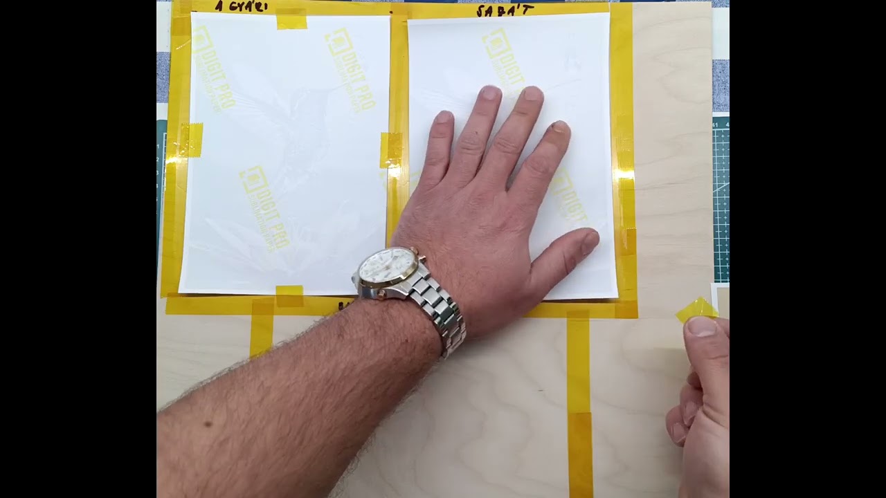 A NAGY ❗teszt – Két szublimációs bevonat összehasonlítása fán The BIG ❗ test sublimation on wood Diy