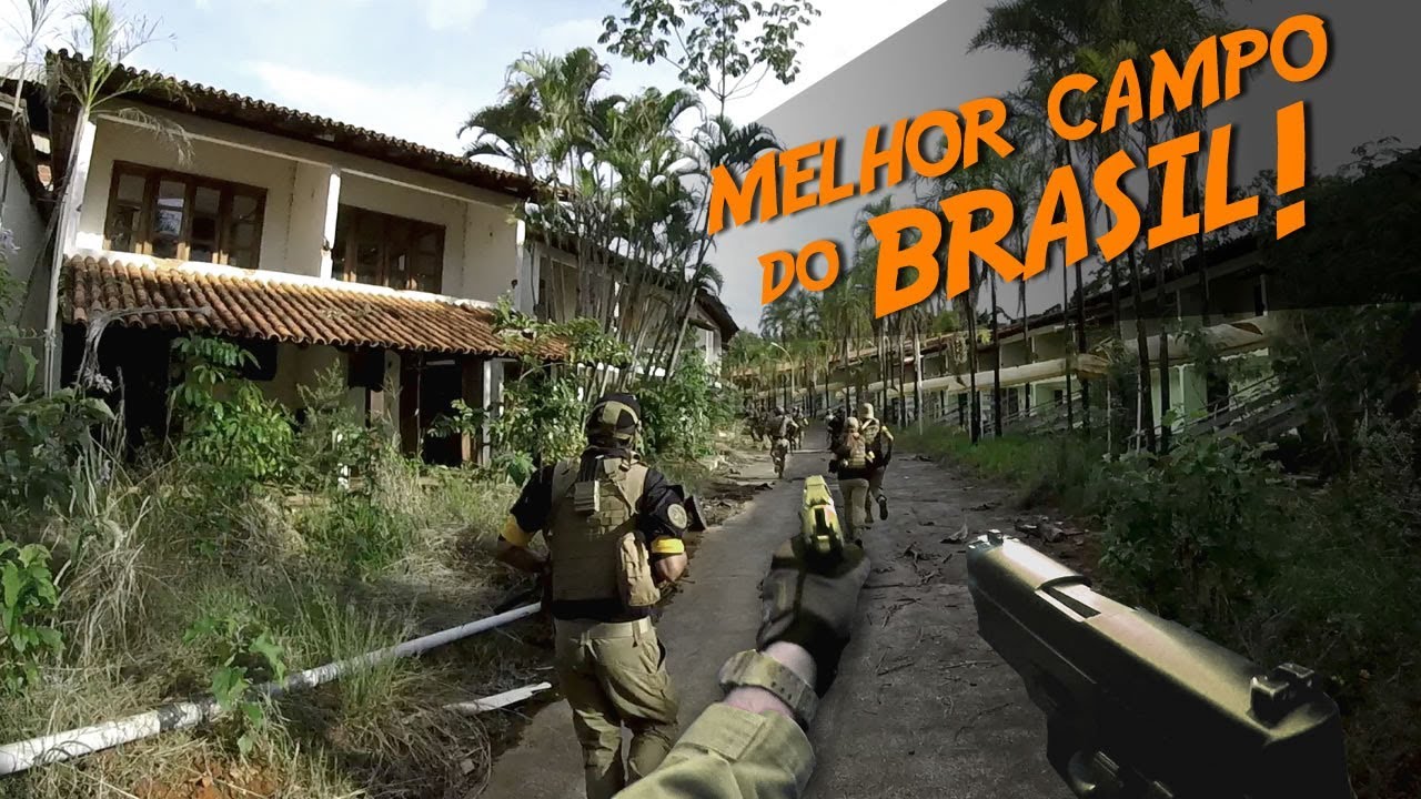 JOGANDO NO MELHOR CAMPO DE AIRSOFT | MEGA CITY