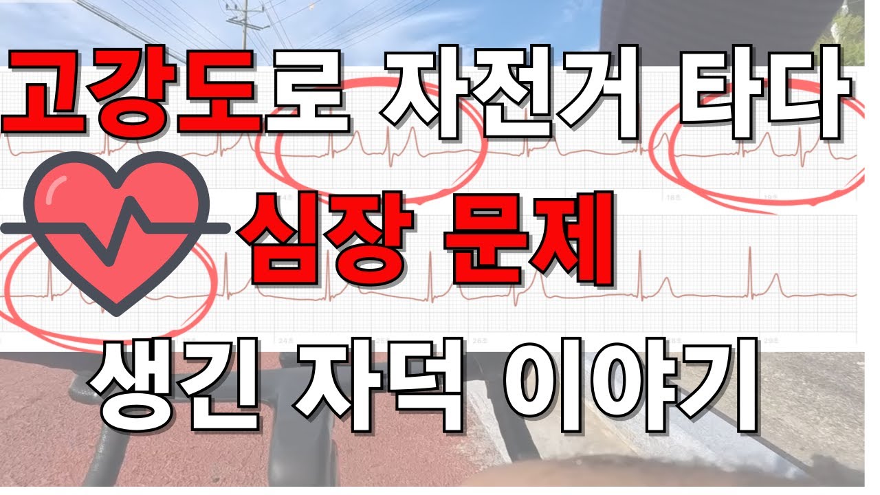 [4K] 고강도로 자전거 타다가 심장 문제 생긴 자덕 이야기