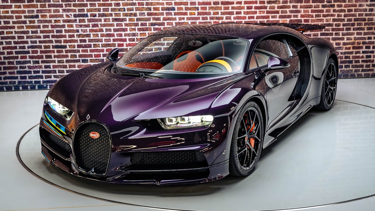 1 of 1 PURPLE Bugatti Chiron Sport
