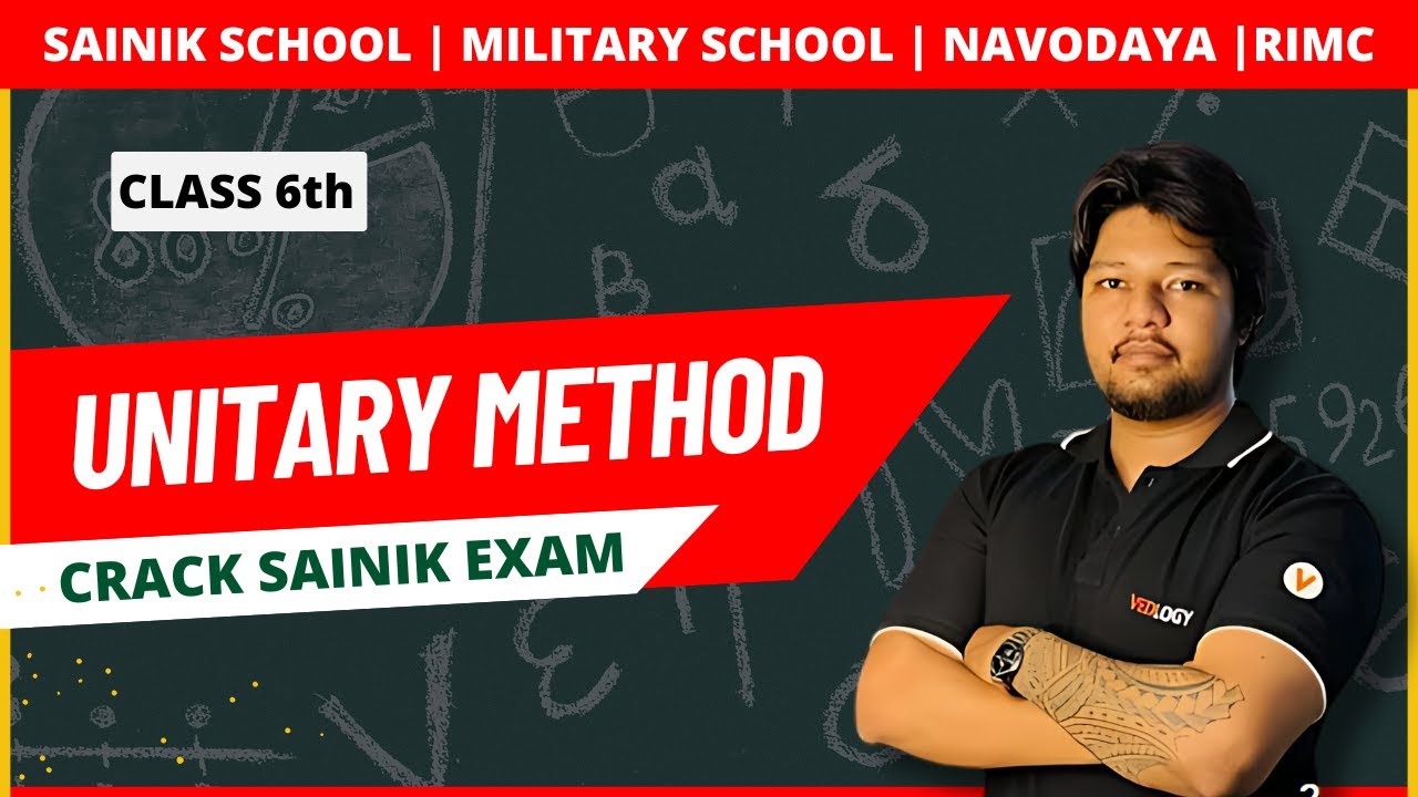 UNITARY METHOD (Class 6th) | Crash Course | Sainik School Coaching | Military School | RIMC
