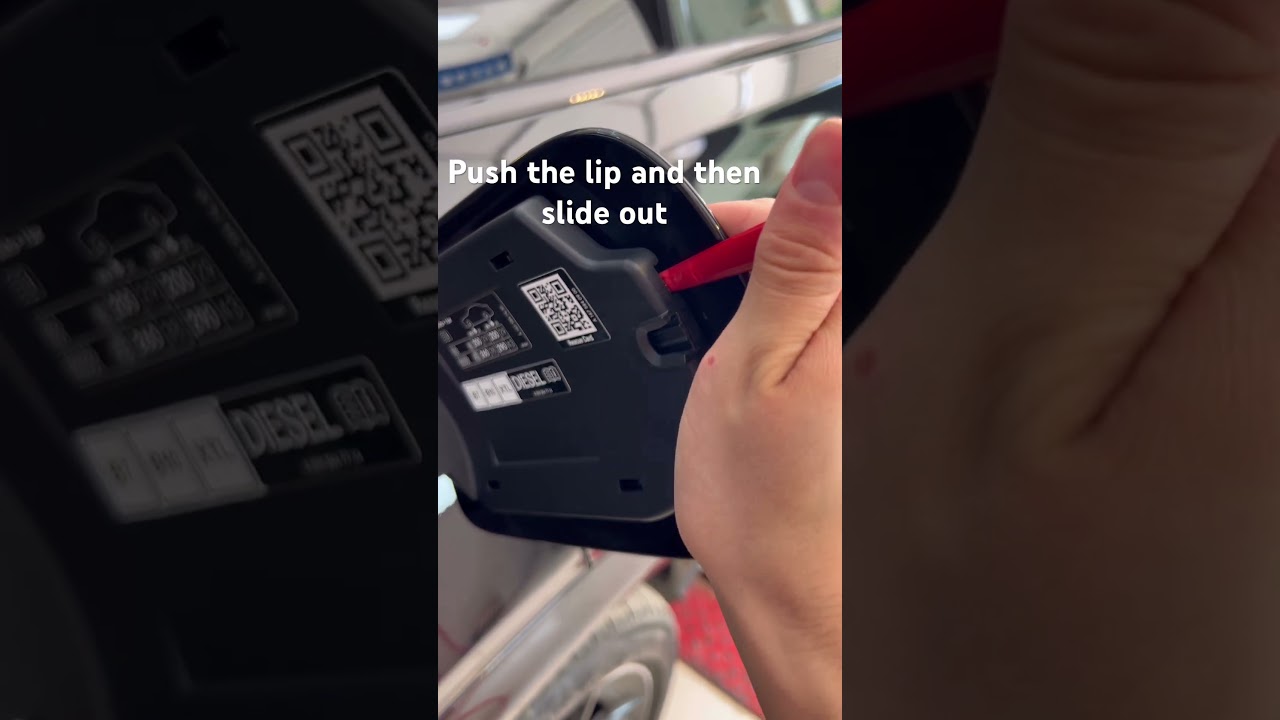 How to remove Mercedes gle fuel cap door #mercedes #cars #automobile #usa #howto