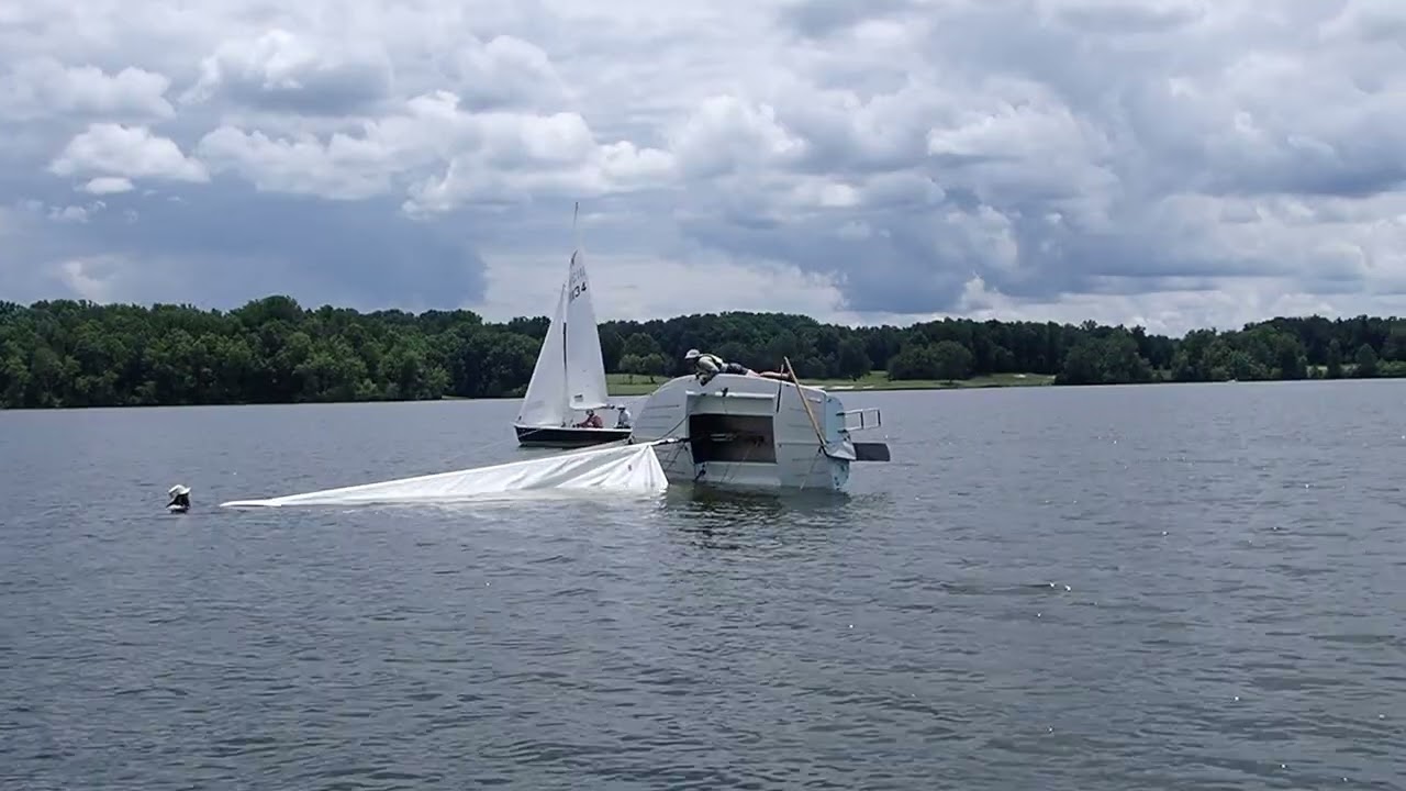 Flying Scot capsize practice
