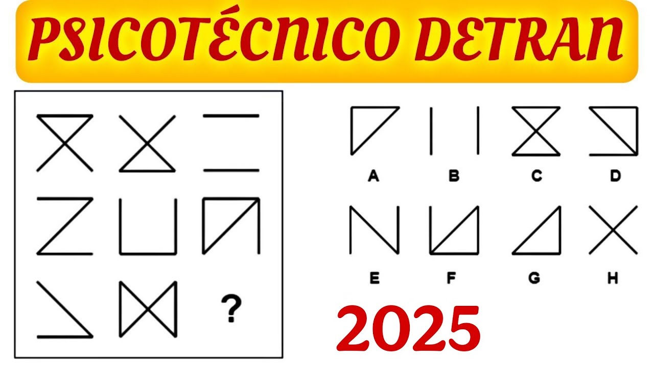exame psicotécnico detran 2026, psicotécnico detran 2026, teste psicotécnico detran 2026