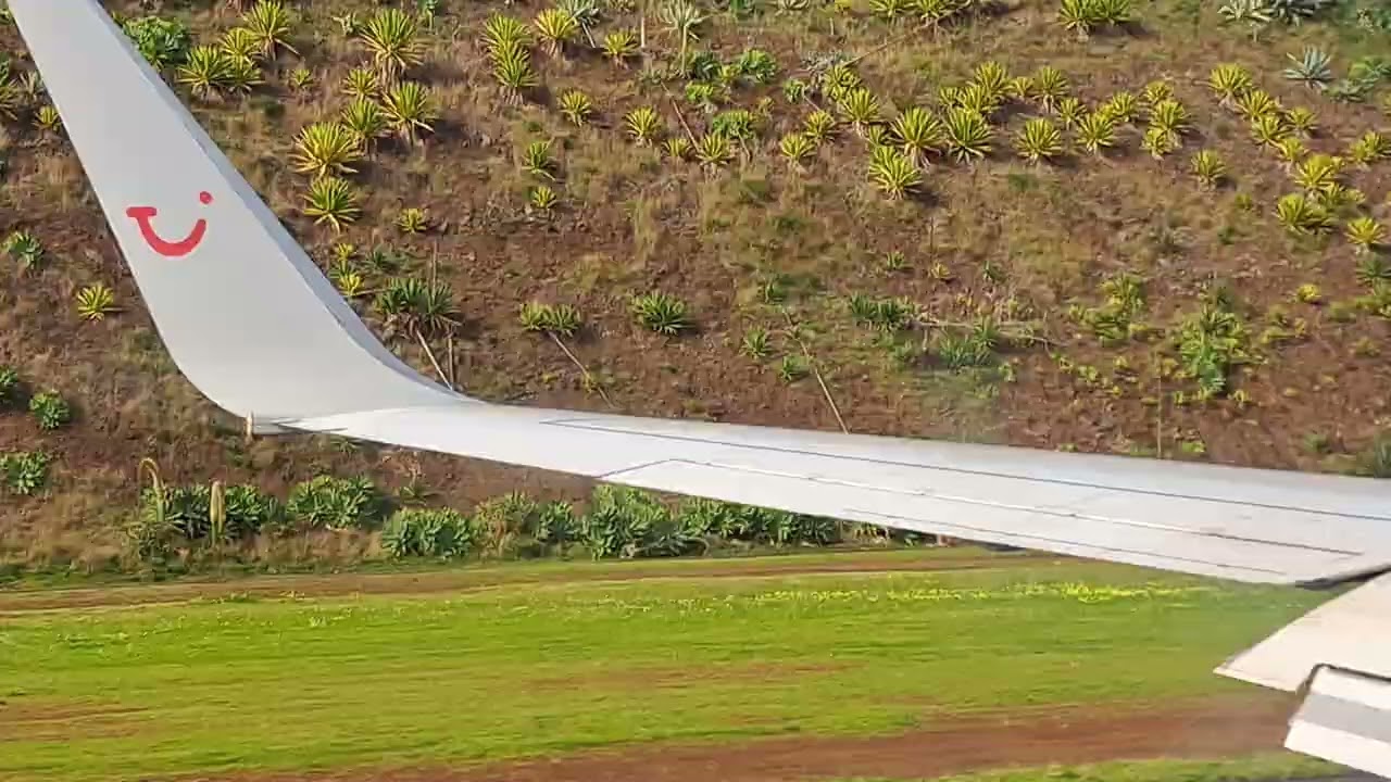 Landeandflug auf Madeira 