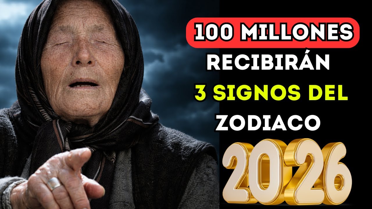 Baba Vanga predijo: 100 millones recibirán 3 signos del zodiaco en 2026.