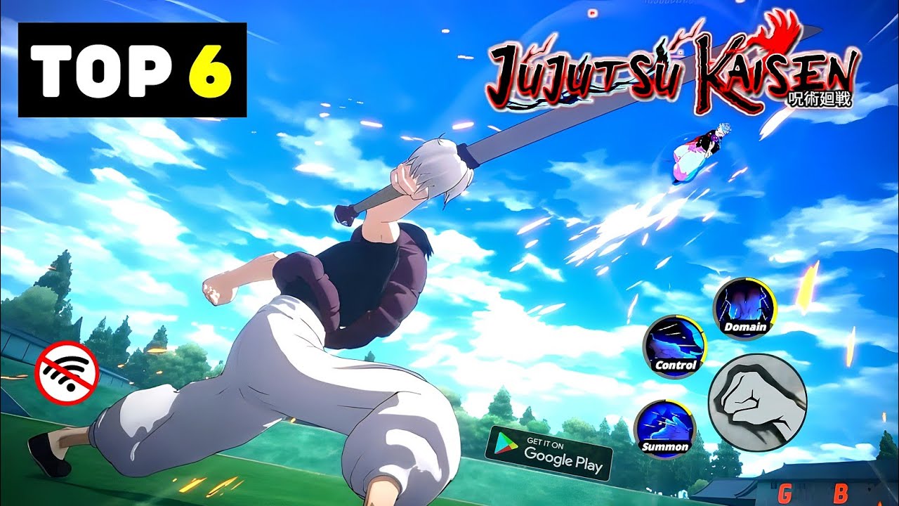 Top 6 JUJUTSU KAISEN Games For Android/ios In 2025 | High Graphics (Online/Offline)