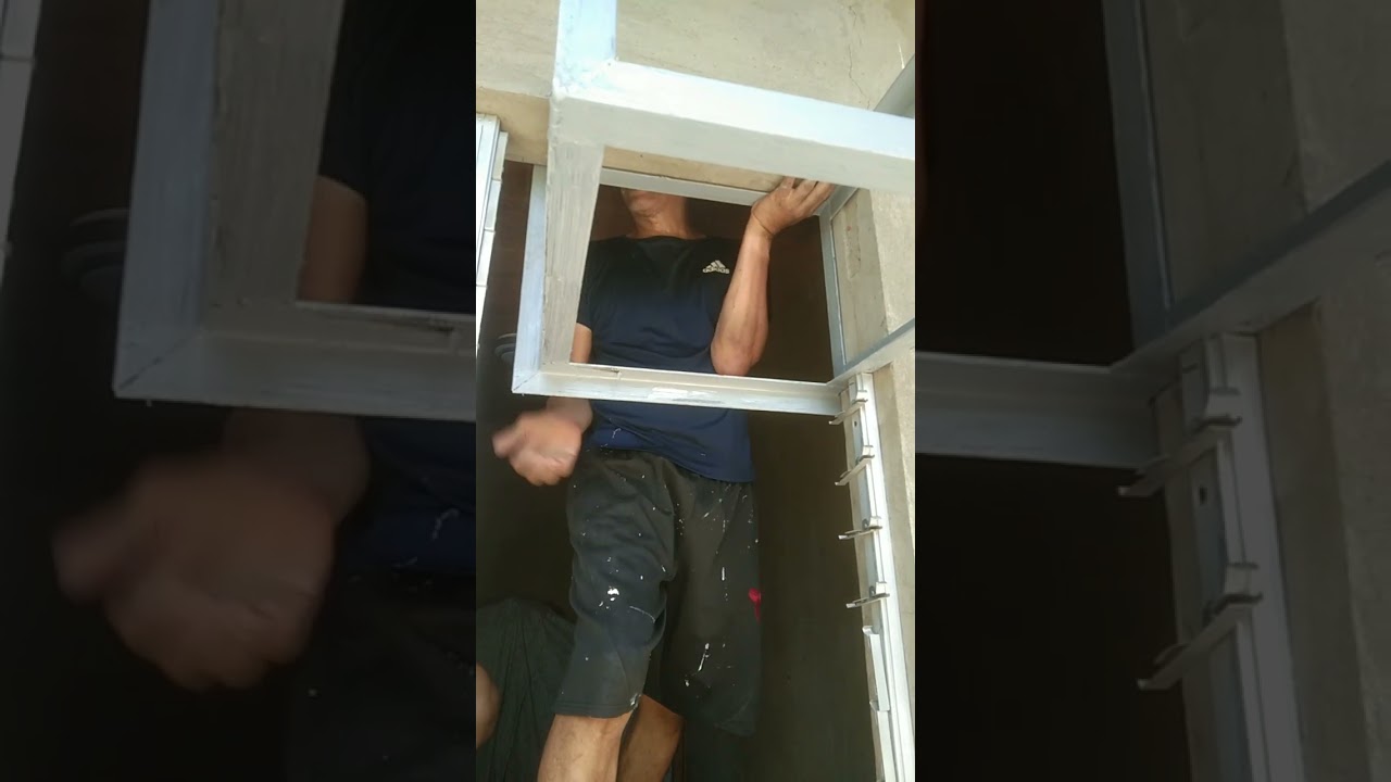 Widow Type Aircon installed at jalousie window