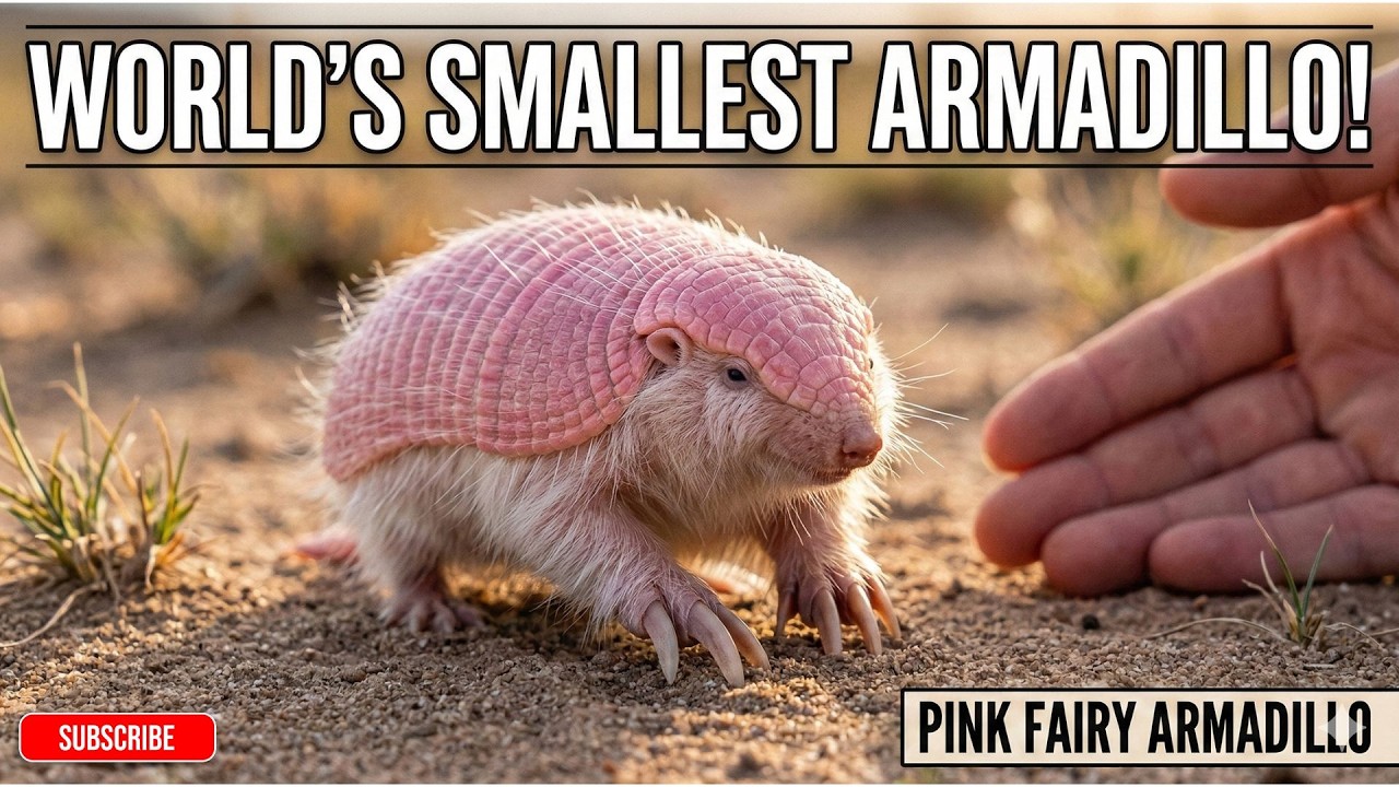 Meet the Real-Life Pokémon: The Pink Fairy Armadillo is a Tiny, Rare Desert Marvel You Must See!
