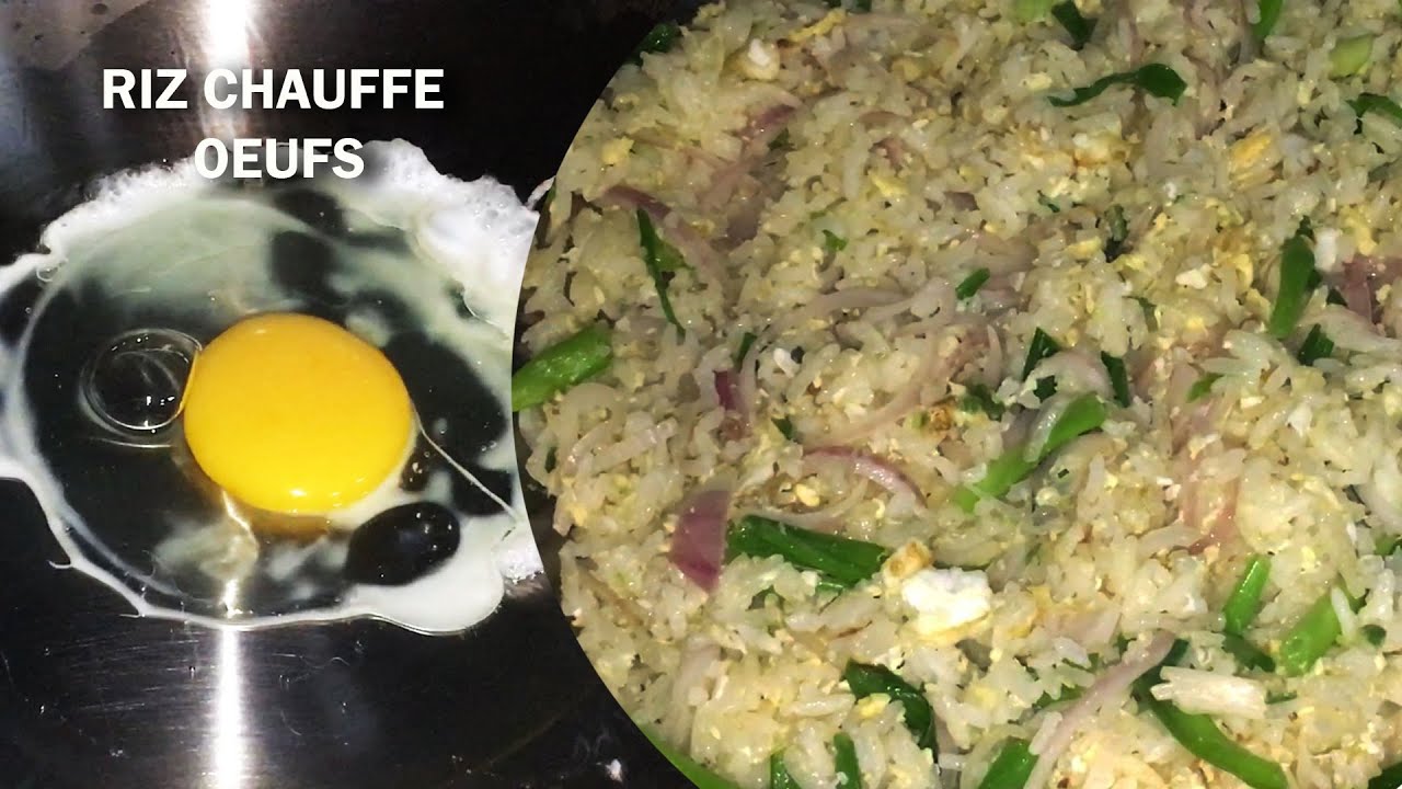 Riz chauffé recette réunionnaise - recette très facile à faire.